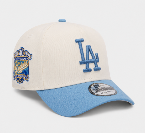 Los Angeles Dodgers 40th Anniversary Cream & Sky Blue