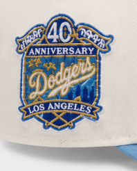Los Angeles Dodgers 40th Anniversary Cream & Sky Blue