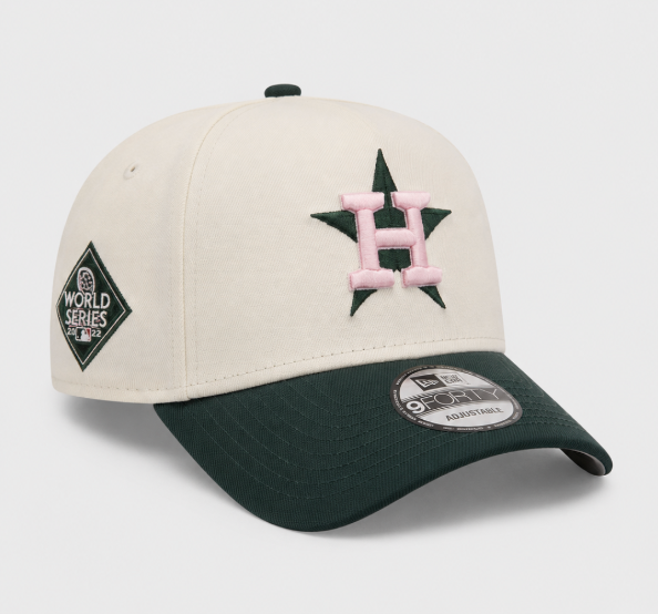 Houston Astros World Series Cream, Green & Pink
