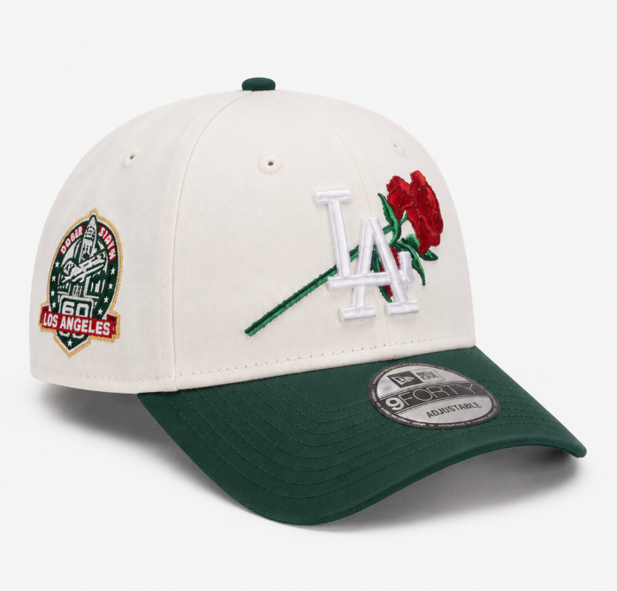Los Angeles Dodgers Rose Garden Cream & Green