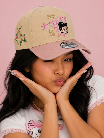 Los Angeles Dodgers Sakura Edition Tan & Pink