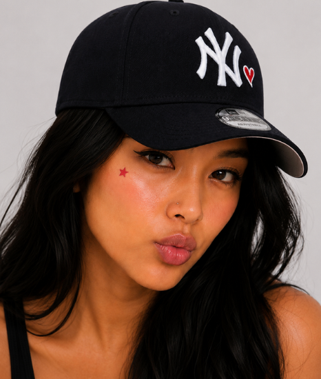 New York Yankees Heart Edition Navy & Pink