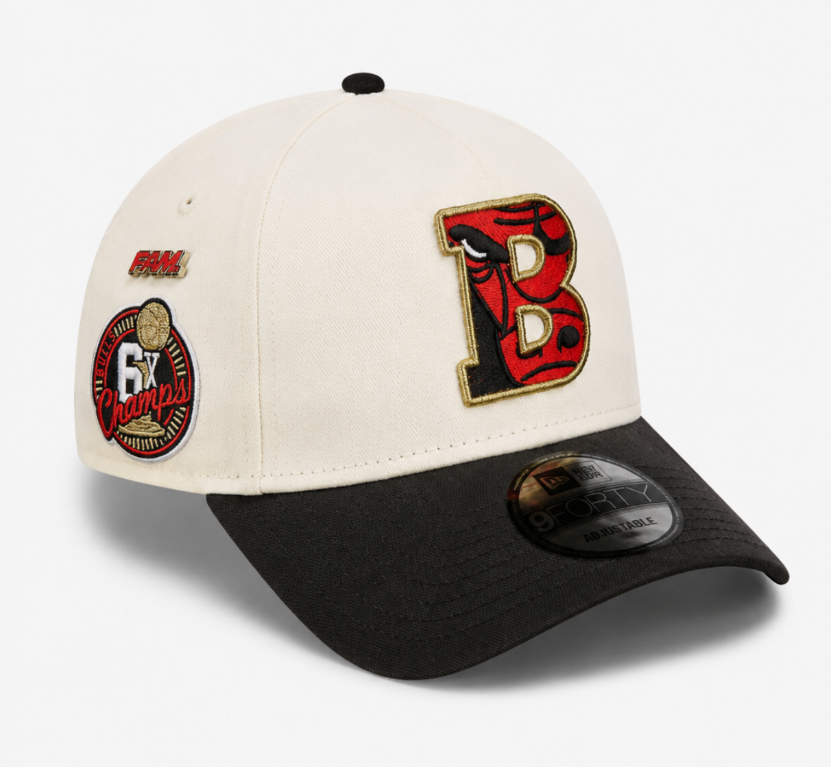 Chicago Bulls 6x Champions Cream & Black
