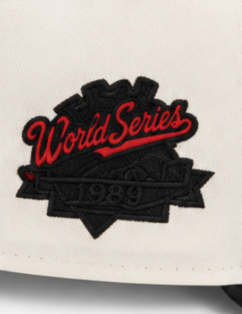 Oakland Athletics 1989 World Series Rose White & Black