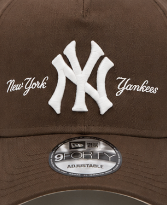 New York Yankees Script Brown