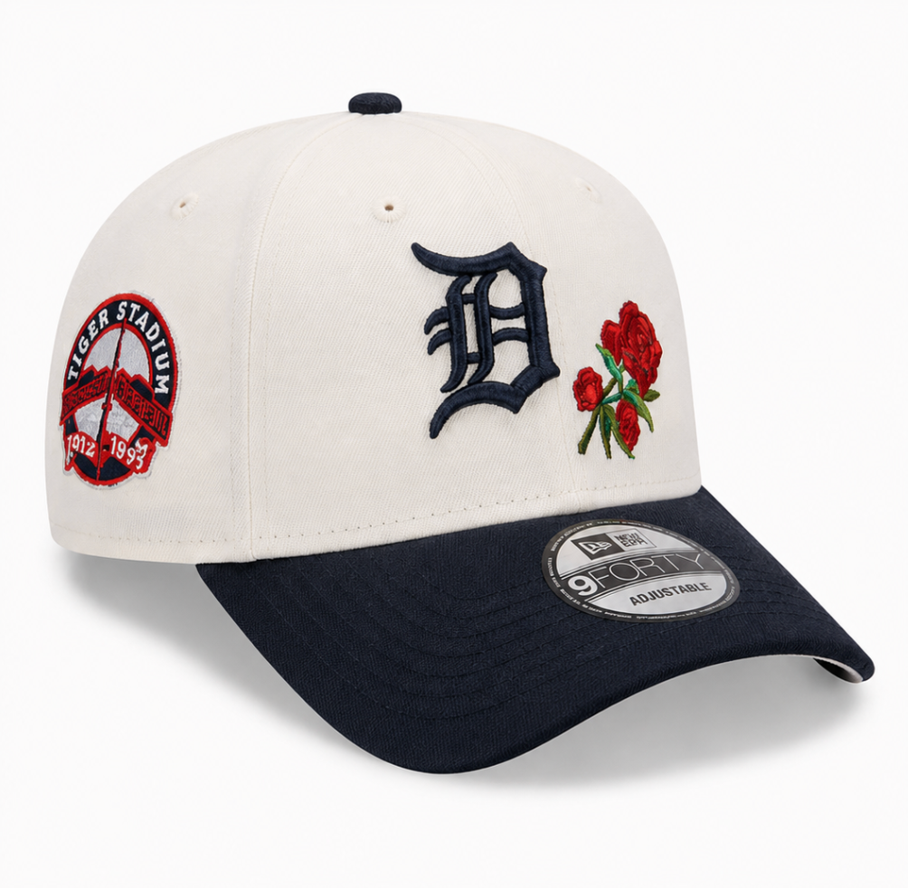 Detroit Tigers Rose Edition White & Navy