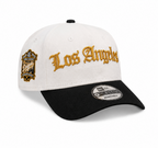 Los Angeles Dodgers Gold Script White & Black