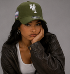 Los Angeles Invert Logo Olive
